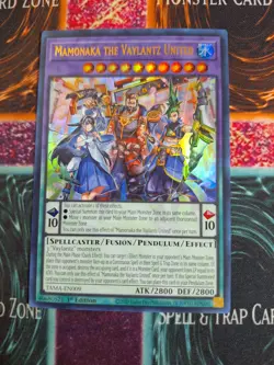 Yu-Gi-Oh! Mamonaka the Vaylantz United TAMA-EN009 Ultra Rare 1st Ed Near Mint - Image 1