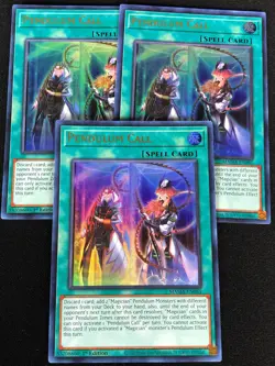 YUGIOH PENDULUM CALL MAMA-EN085 1ST ULTRA X3 (NM) - Image 1