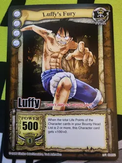 2006 ONE PIECE CCG PASSAGE TO THE GRAND LINE - Luffy SR #CH052 LUFFY'S FURY - Image 1