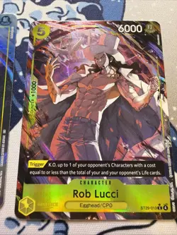 One Piece Egghead Starter Deck Alt Art Lot Of 2 Cards ST29 (Kaku & Rob Lucci) - Image 3