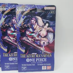 One Piece Card Game Azure Sea's Seven 4x Booster Packs English [Brand New] - Image 2