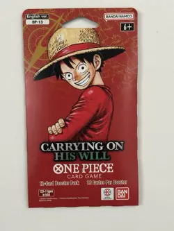 x3 One Piece Carrying On His Will OP13 Sleeved Booster Packs - Image 2