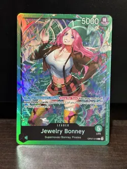 Jewelry Bonney - OP07-019 - Leader - ST24 - English - Near Mint - One Piece CCG - Image 1
