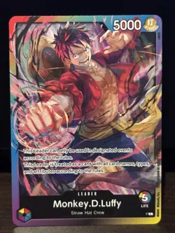 One Piece Monkey D. Luffy - Promo - Multicolor Leader - Nonfoil 2nd Anniversary - Image 1