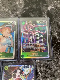 One Piece OP14 SR Card Lot Of 3! Nami Perona Boa Hancock NO RESERVE! OP7 - Image 3