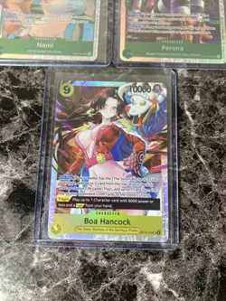 One Piece OP14 SR Card Lot Of 3! Nami Perona Boa Hancock NO RESERVE! OP7 - Image 4