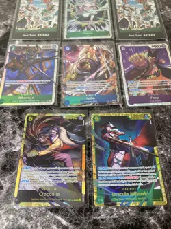 One Piece OP14 EB04 Card Lot Of 8! SEC/SR/R/DON!! Alt Art NO RESERVE! OP6 - Image 4