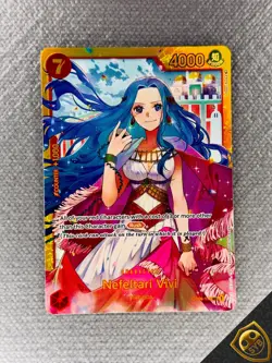 Nefeltari Vivi OP04-118 Secret Rare SEC One Piece Card Game Kingdoms of Intrigue - Image 1