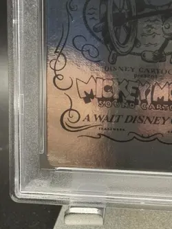 2023 Bandai Carddass Disney 100 Years Wonder Steamboat Willie *Platinum Foil* - Image 5