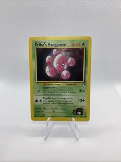 Erika's Exeggcute 077/132 Gym Heroes Regular Pokemon Card TCG - Image 1