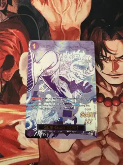 Gum-Gum Giant OP09-078 Luffy One Piece English Manga Card The Best vol.2 PRB-02 - Image 1