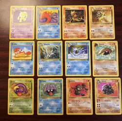 50 Pokemon Card Lot Fossil LP/MP - Image 3