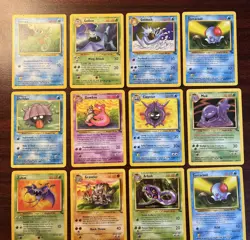 50 Pokemon Card Lot Fossil LP/MP - Image 5