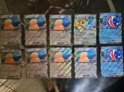 Pokemon JUMBO card Lot. 7x Snorlax Ex PRE Stamped, 2x Greninja Ex, Hops Zacian - Image 1