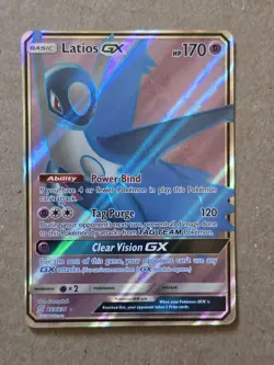 Pokemon Latios GX TCG Full Art Holo Card 223/236 Sm-Unified Minds - Image 1