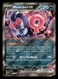Munkidori ex Double Rare Prize Pack Series Cards 037/064 NM Pokemon - Image 1