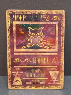 Ancient Mew Pokemon Card Holographic TCG Movie Promo Vintage Collect WOTC Mewtew - Image 1