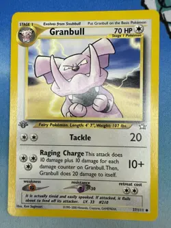 Granbull 37/111 1st Edition Neo Genesis WOTC Pokemon Card - Image 1