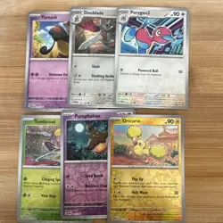 Nickit Lot 6 Pokemon Cards Paradox Rift Reverse Holo Common Set - Image 1