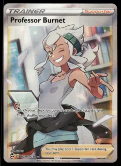 Pokemon Cards Professor Burnet TG26/TG30 Silver Tempest Trainer Gallery NM - Image 1