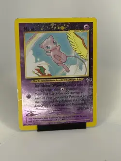 Mew Reverse Holo Card 01/18 Southern Islands *Damaged* - Image 1