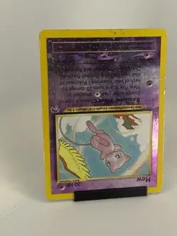 Mew Reverse Holo Card 01/18 Southern Islands *Damaged* - Image 2