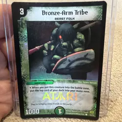 Bronze-Arm Tribe A3/Y1. Duel Masters Atari Promo Trading Card Holo 2004 - Image 1