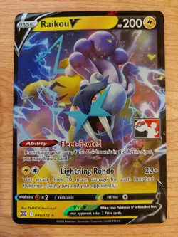 Raikou V (Stamped) - 048/172 (Prize Pack Series Cards) - Near Mint NM - Image 1