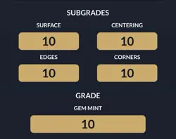 Mega Lucario EX 160/132 Mega Evolution ACE 10 Gem Mint Pokemon Perfect Subgrades - Image 5