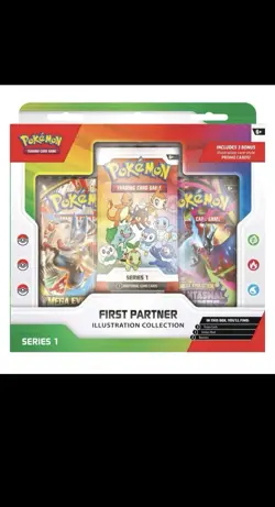 PRESALE (x4) Pokemon First Partner Illustration Collection Series 1: Late March - Image 2