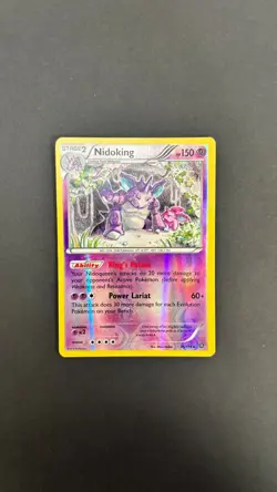 Nidoking 45/114 NM Reverse Holo Rare Steam Siege 2016 Pokemon TCG - Image 1