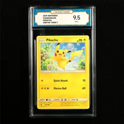 TQG 9.5 MINT+ 2019 Pokemon ENG Pikachu 19/68 C - Image 1