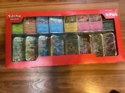 🔥NEW SEALED🔥Pokemon TCG Prismatic Evolutions Costco 8 Mini-Tin Bundle - Image 1