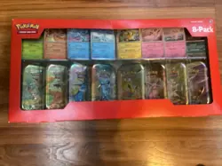 🔥NEW SEALED🔥Pokemon TCG Prismatic Evolutions Costco 8 Mini-Tin Bundle - Image 2