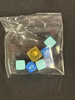 Pikachu Dice Set Play! Pokemon League Promo - Image 1
