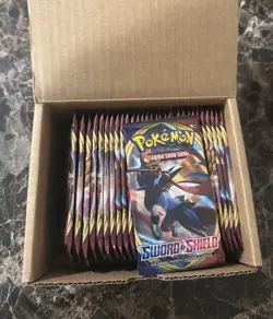30 Pokemon Sword & Shield Base Booster Packs English - Image 1