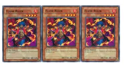 Yugioh- 3X Flame Ruler - Common - 1st Edition - SDRL-EN016 - Near Mint - Image 1