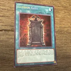 Yugioh! 1x Illusion Gate MZMU-EN023 Secret Rare 1st Ed NM - Image 2