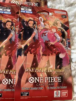 One Piece EB-03 Sleeved Booster Pack Lot of [20] NEW Heroines Edition - Image 2