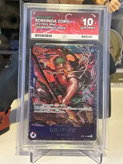 ACE 10 Roronoa Zoro ST21-015 Flagship Battle 2025 Top 8 Prize Japanese ONE PIECE - Image 1