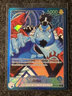 One Piece Jinbe OP14-040 (L) Alt Art Leader English - Image 1
