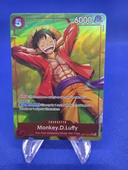 One Piece Starter Deck EX: Gear 5 Monkey D Luffy ST21-014 Parallel Alt Art NM - Image 1