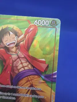 One Piece Starter Deck EX: Gear 5 Monkey D Luffy ST21-014 Parallel Alt Art NM - Image 4