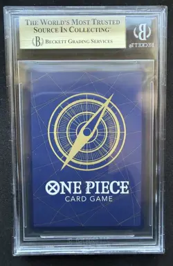 2025 One Piece OP12 English 3rd Anniversary Silver #093 Marshall D. Teach BGS 10 - Image 2
