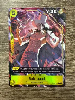 Rob Lucci ST29-013 Alt (Full Alternative Art) - One Piece TCG - English - Image 1