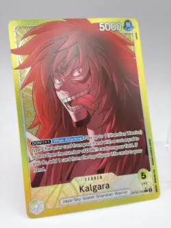 One Piece Kalgara OP08-098 Alt Art Leader GOLD - Two Legends NM/M ENGLISH - Image 2