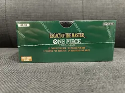 One Piece Legacy of the Master Booster Box OP12 24 Packs English Factory Sealed - Image 5
