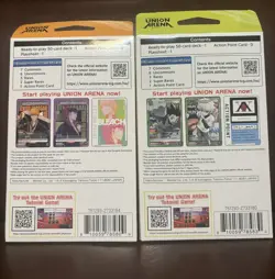 Union Arena TCG Set of 2 Starter Decks: 1 Bleach UE01ST, 1 Hunter x HunterUE02ST - Image 2