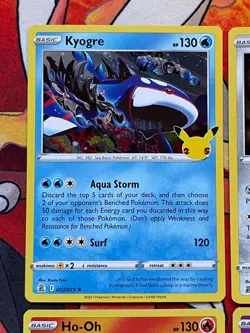Pokemon Celebrations 4 Card Holo Lot - Kyogre / Dialga / Ho-oh / Xerneas - Image 2