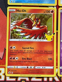 Pokemon Celebrations 4 Card Holo Lot - Kyogre / Dialga / Ho-oh / Xerneas - Image 4
